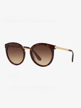 NEW Dolce & Gabbana DG4268 Round Sunglasses - Tortoise Havana Brown